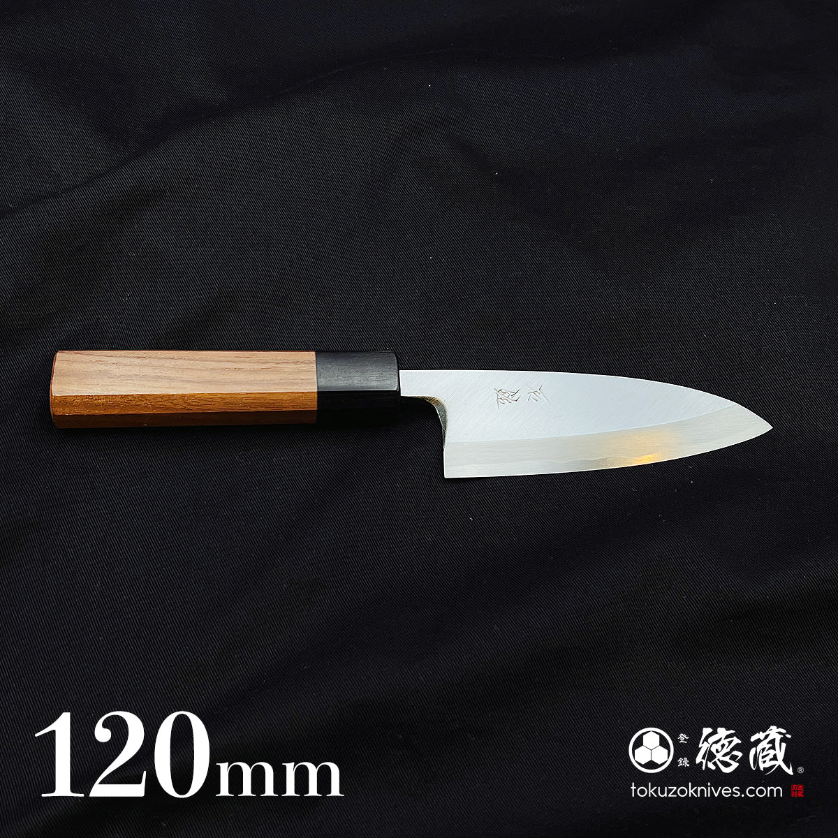 Blue-2 polished finish Thick Deba-knife walnuts handle