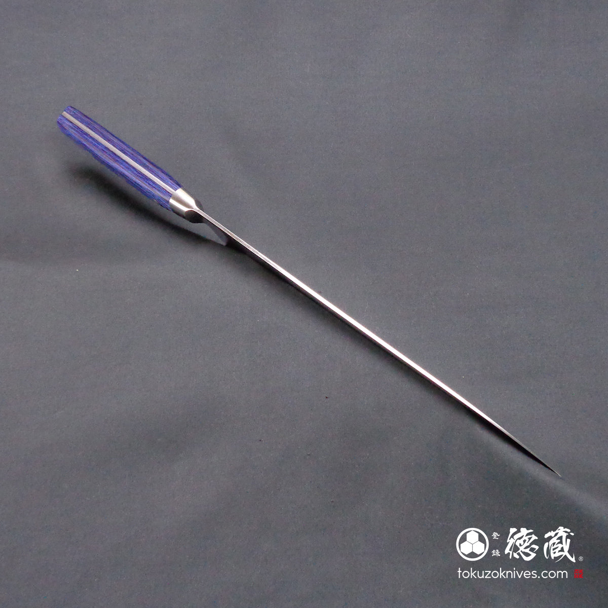 Stainless AUS8 Polished Gyuto Knife (Chef's Knife) Blue Handle