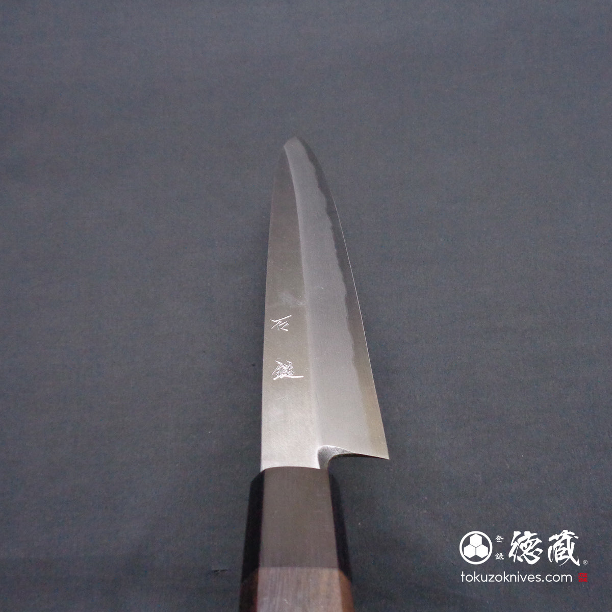 青尼柳刃刀,玫瑰木八角柄