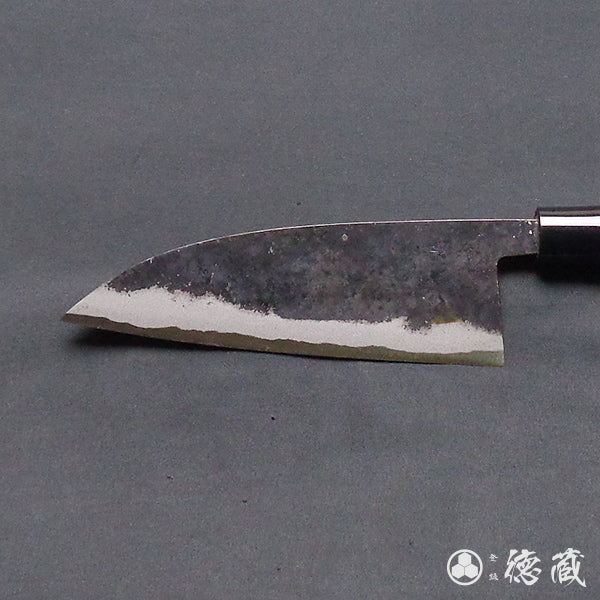 Aoni Black Finish Iyo-style Nakiri Knife Walnut Pattern