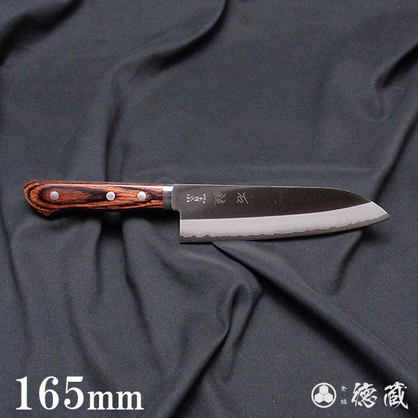 VG10 磨き仕上 三徳包丁 マホガニーハンドル – 徳蔵刃物 TOKUZO KNIVES