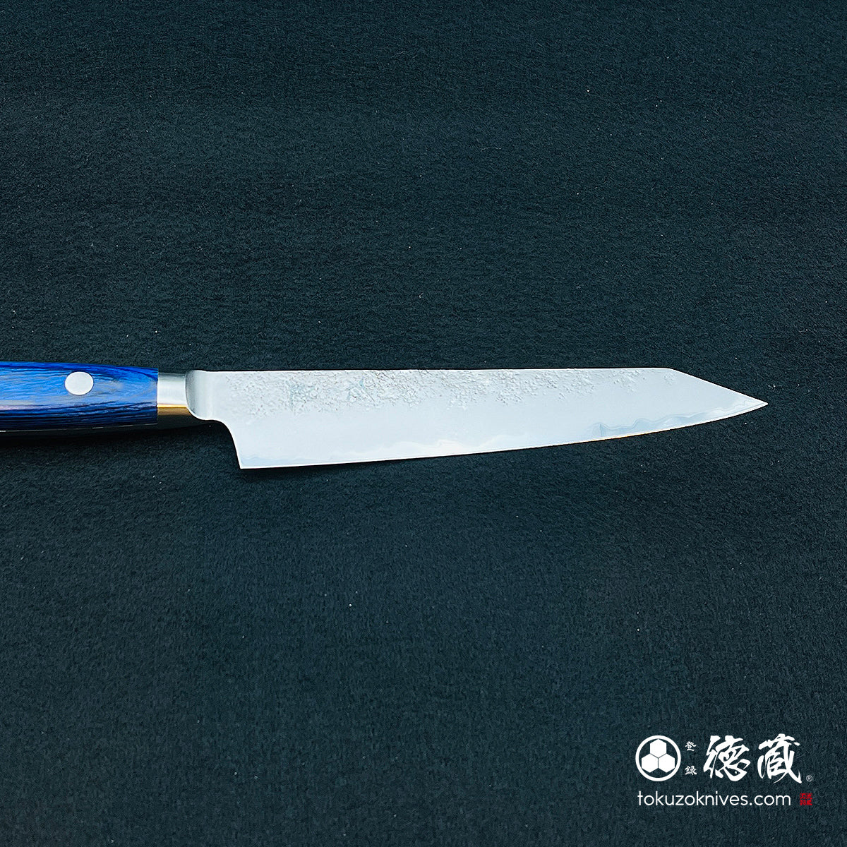 Aoni Petty Knife Blue Handle