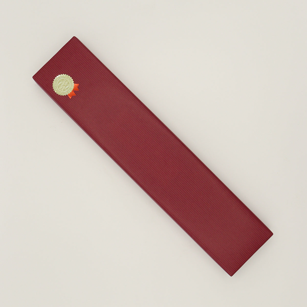 Carbon White Steel No. 2 Nakiri Knife blackened finish Cherry Wood Octagonal Handle