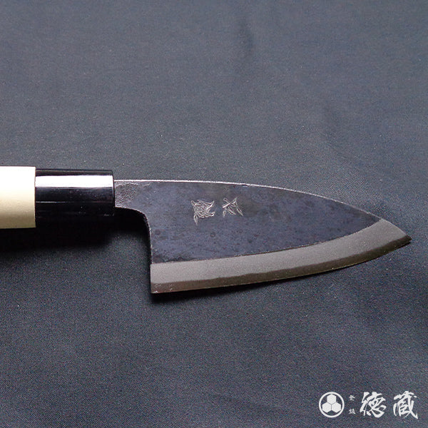 Blue-2 Black finish small Deba -knife Park handle