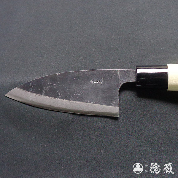 Blue-2 Black finish small Deba -knife Park handle