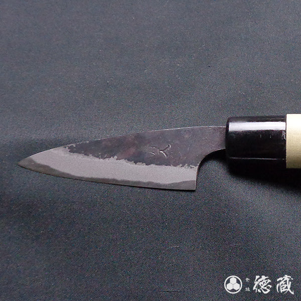 Blue-2 blackened finish small Yanagi-knife Park handle