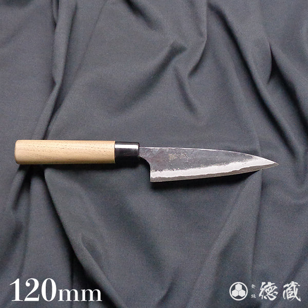 Carbon Blue Steel No. 2 Black Finish Koyanagi Knife Walnuts Handle