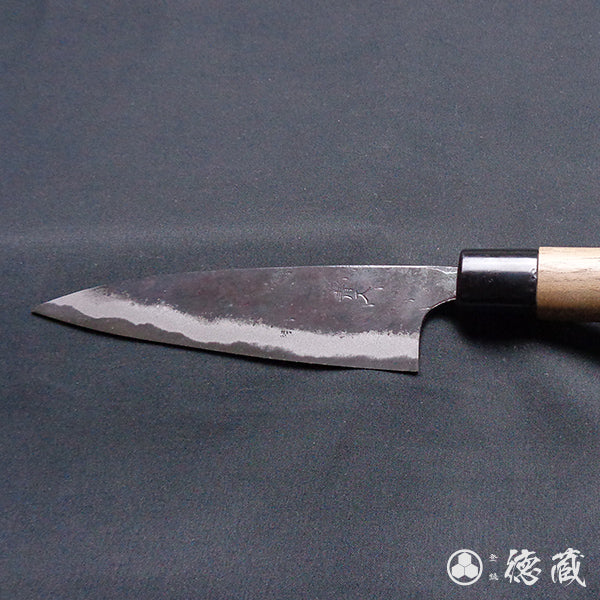 Carbon Blue Steel No. 2 Black Finish Koyanagi Knife Walnuts Handle
