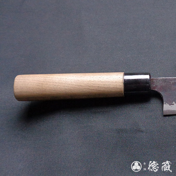 Carbon Blue Steel No. 2 Black Finish Koyanagi Knife Walnuts Handle