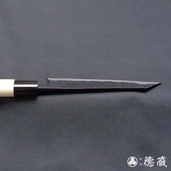 Blue-2 blackened finish Kiritsuke-knife Park handle