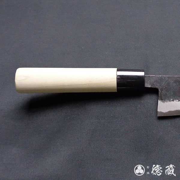 Blue-2 blackened finish Kiritsuke-knife Park handle