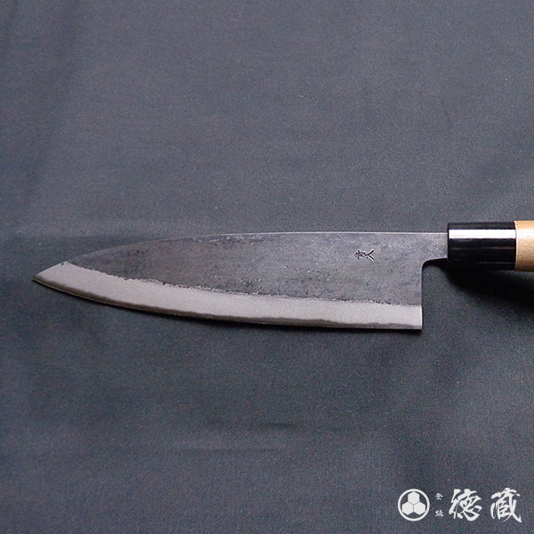 Blue-2 blackened finish Iyo-style funayuki knife
walnut handle