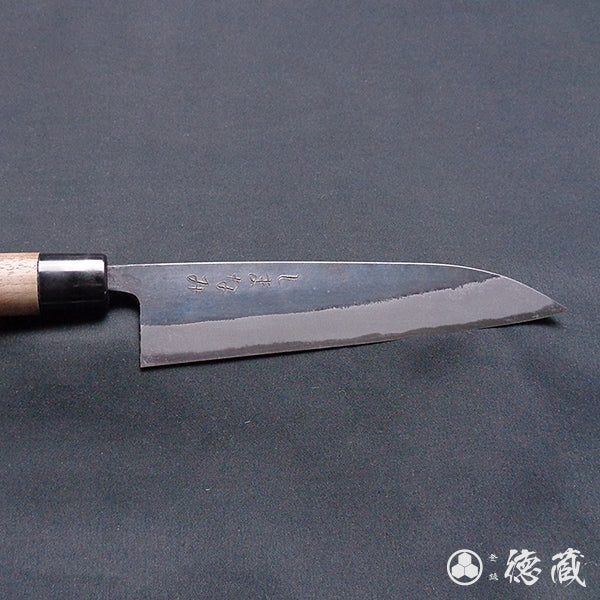 Carbon Blue Steel No. 2 Black Finish Gyuto Knife (Chef's Knife) Walnuts Handle