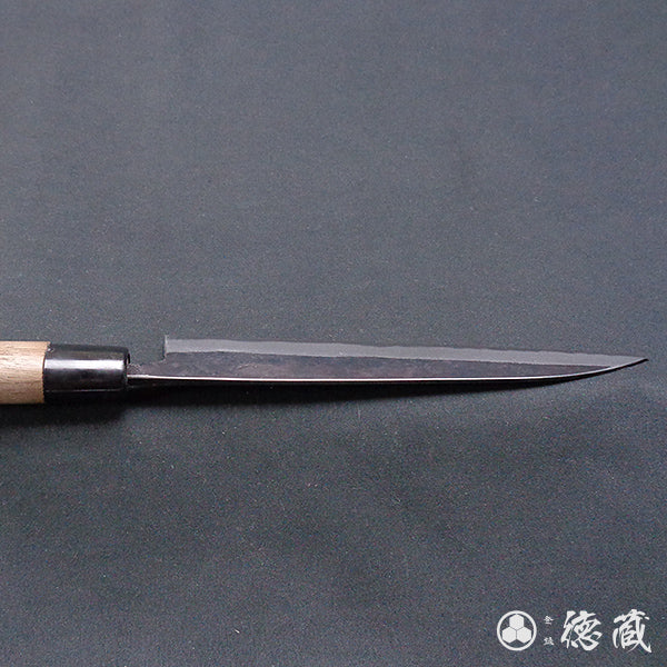 Carbon Blue Steel No. 2 Black Finish Gyuto Knife (Chef's Knife) Walnuts Handle