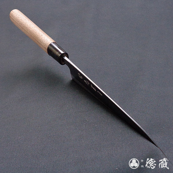Carbon Blue Steel No. 2 Black Finish Gyuto Knife (Chef's Knife) Walnuts Handle