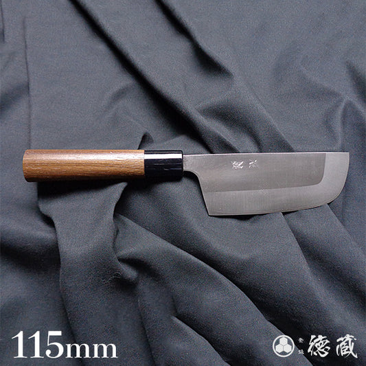 AUS8 harvest knife stainless steel    walnuts handle