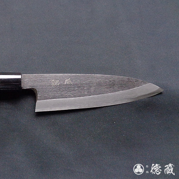 blue-2 (blue-2 carbon steel) blackened finish Funayuki knife walnut handle