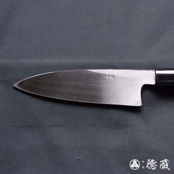 blue-2 (blue-2 carbon steel) blackened finish Funayuki knife walnut handle