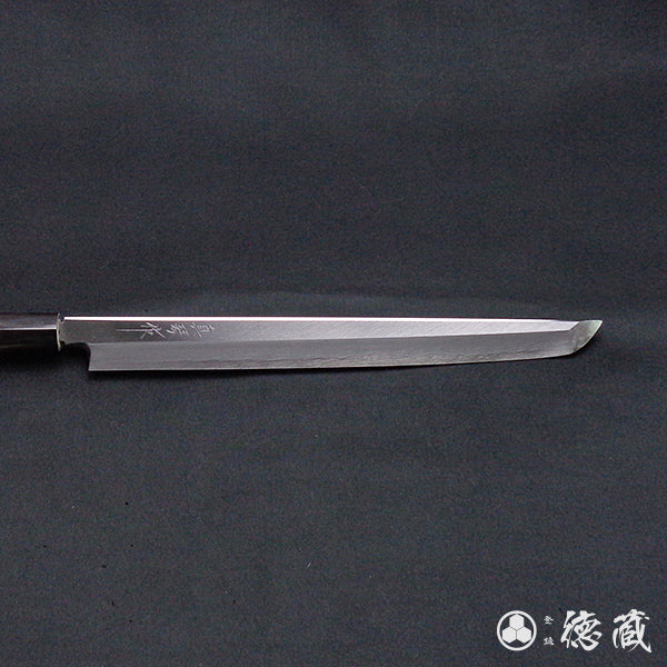 TADOKORO KNIVES white-2 (white-2 carbon steel) Sakimaru-Takohiki-knives (rounded tip knives for cutting octopus)