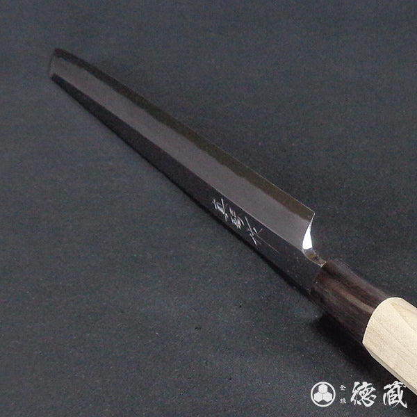 TADOKORO KNIVES white-2 (white-2 carbon steel) Sakimaru-Takohiki-knives (rounded tip knives for cutting octopus)