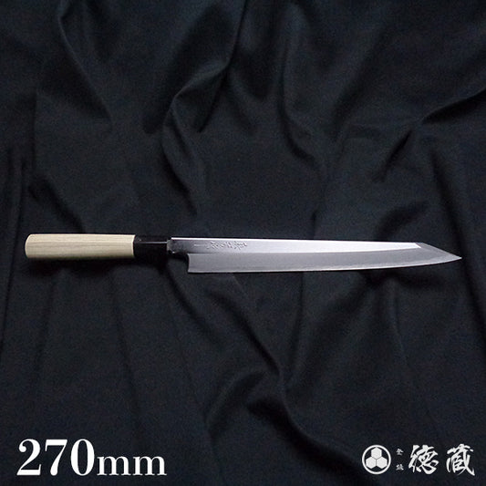 TADOKORO KNIVES white-2 (white-2 carbon steel) Kandokoro-yanagiba-knives (sword shape Sashimi-knives)