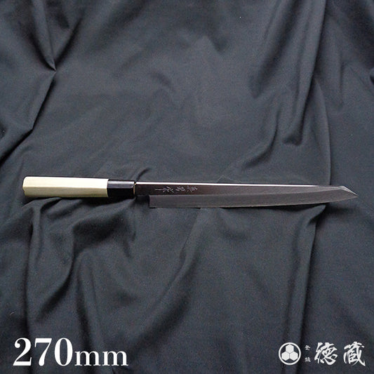 TADOKORO KNIVES  white-2 (white-2 carbon steel) Yanagiba-kiritsuke-knives (sword shape Sashimi-knives)