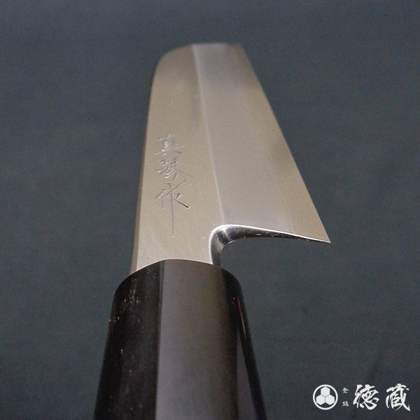 TADOKORO KNIVES Ginsan (Silver3) stainless steel
Kama- style usuba-knife ( falciform vegetable knives)