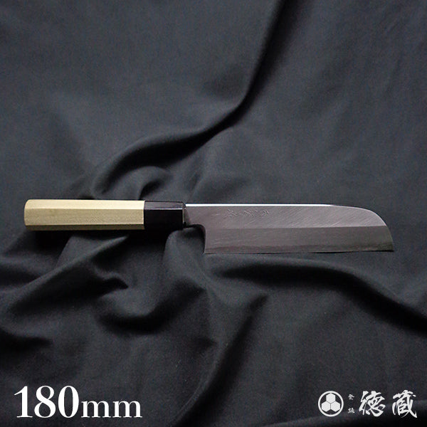 TADOKORO KNIVES Ginsan (Silver3) stainless steel
Kama- style usuba-knife ( falciform vegetable knives)