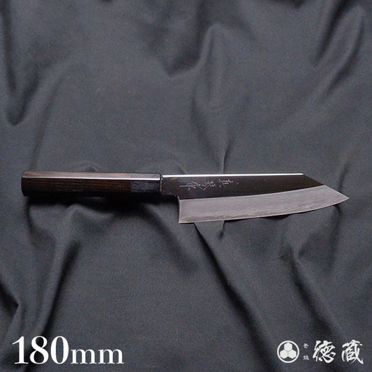 TADOKORO KNIVES  Ginsan (Silver3) stainless steel Kiritsuke  shape petty knife  Mirror finish