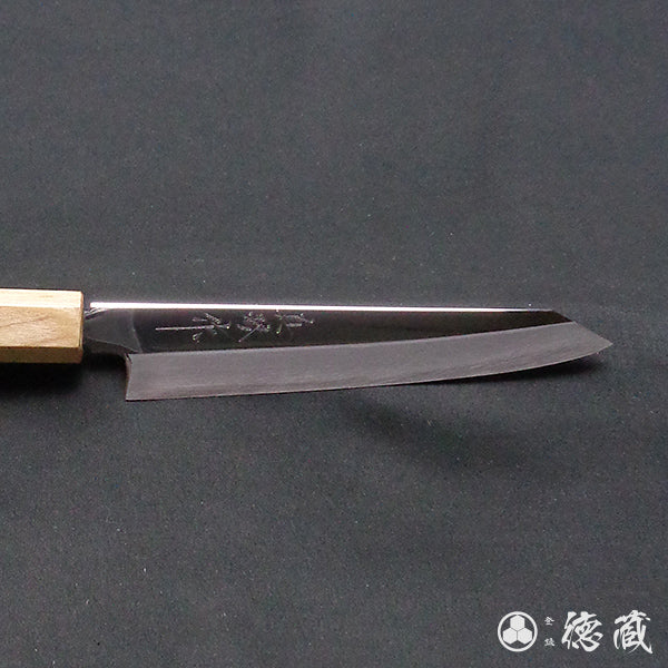 TADOKORO KNIVES  Ginsan (Silver3) stainless steel Kiritsuke shape petty knife  Mirror finish