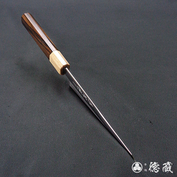TADOKORO KNIVES  Ginsan (Silver3) stainless steel Kiritsuke shape petty knife  Mirror finish