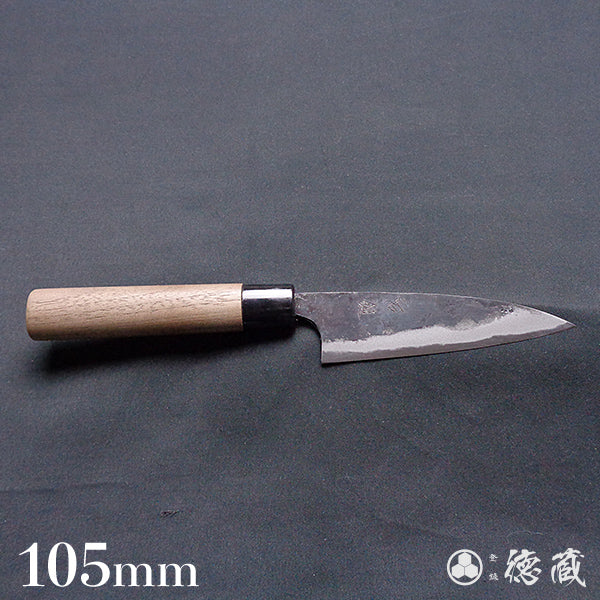 Carbon Blue Steel No. 2 Black Finish Koyanagi Knife Walnuts Handle