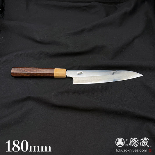 Stainless Silver Steel No. 3 Gyuto Knife (Chef's Knife) Rosewood Octagonal Handle