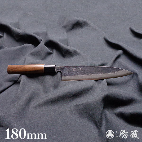 Blue-2 blackened finish Gyuto-knife(chef's knife) walnut handle