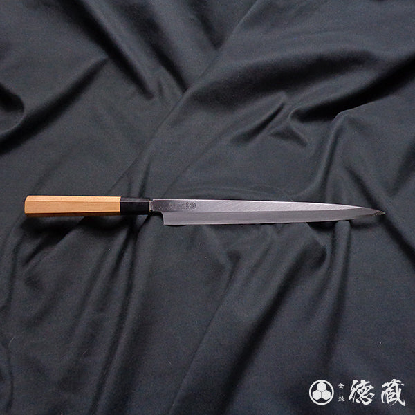 Carbon High-grade White Steel Fuguhiki-knife (Knife for cutting puffer fish) Japanese Yew Octagonal Handle