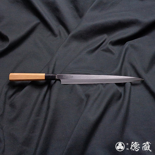 上白鋼 フグ引き包丁 イチイ八角柄