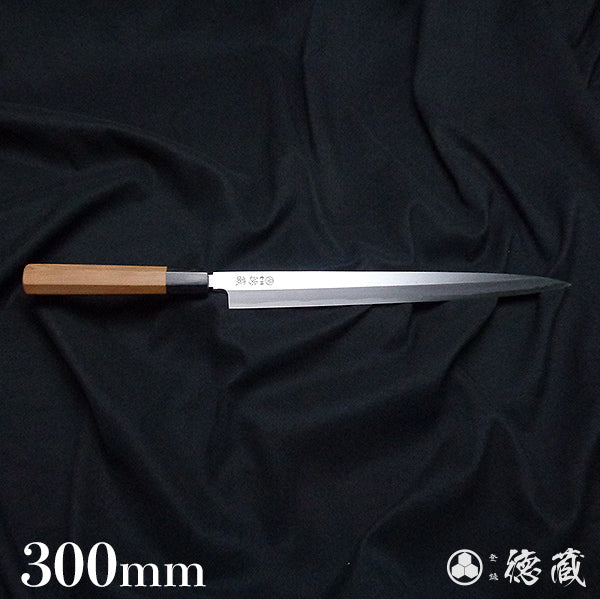 Carbon High-grade White Steel Fuguhiki-knife (Knife for cutting puffer fish) Japanese Yew Octagonal Handle