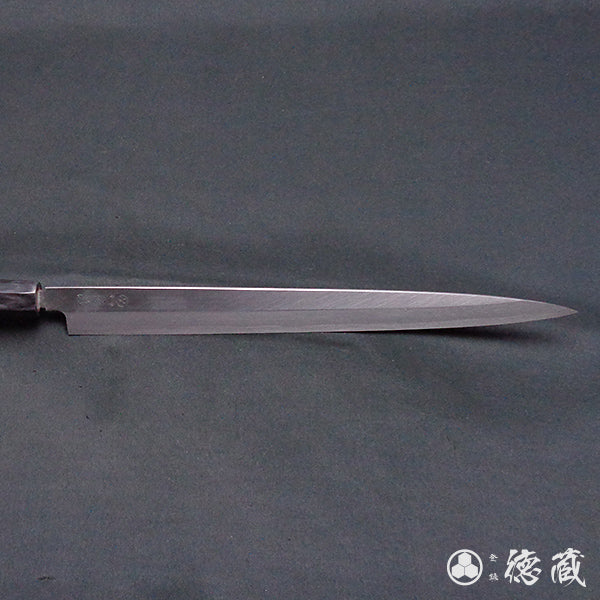 Carbon High-grade White Steel Fuguhiki-knife (Knife for cutting puffer fish) Japanese Yew Octagonal Handle