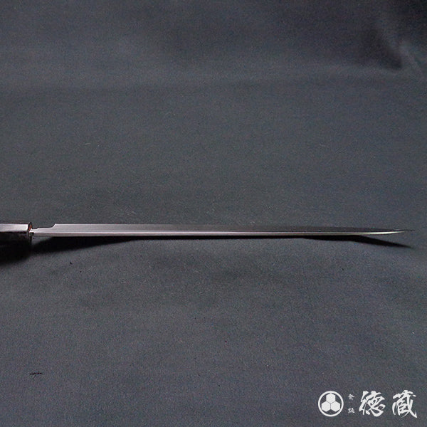 Carbon High-grade White Steel Fuguhiki-knife (Knife for cutting puffer fish) Japanese Yew Octagonal Handle