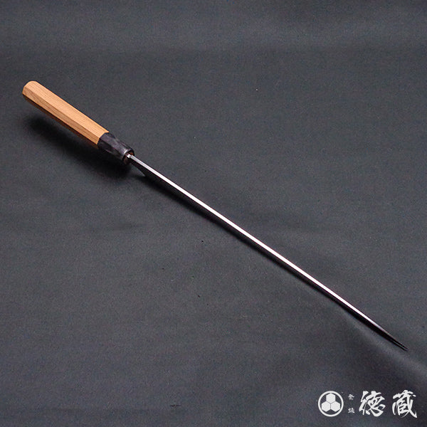 Carbon High-grade White Steel Fuguhiki-knife (Knife for cutting puffer fish) Japanese Yew Octagonal Handle