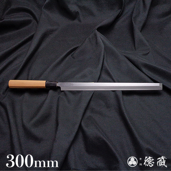 Carbon High-grade White Steel Takohiki-Knife (knives for cutting octopus) Japanese Yew Octagonal Handle