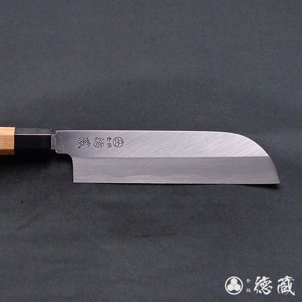 Carbon High-grade White Steel Sickle-Shaped Usuba Knife (Single-edged Blade) Japanese Yew Octagonal Handle