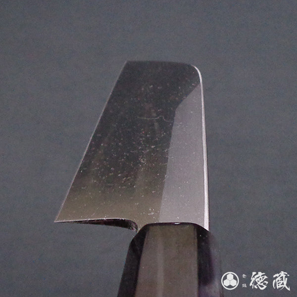 Carbon High-grade White Steel Sickle-Shaped Usuba Knife (Single-edged Blade) Japanese Yew Octagonal Handle
