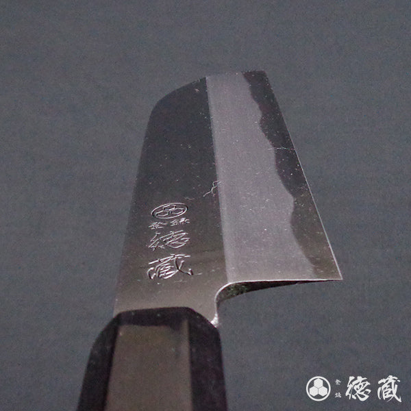 Carbon High-grade White Steel Sickle-Shaped Usuba Knife (Single-edged Blade) Japanese Yew Octagonal Handle