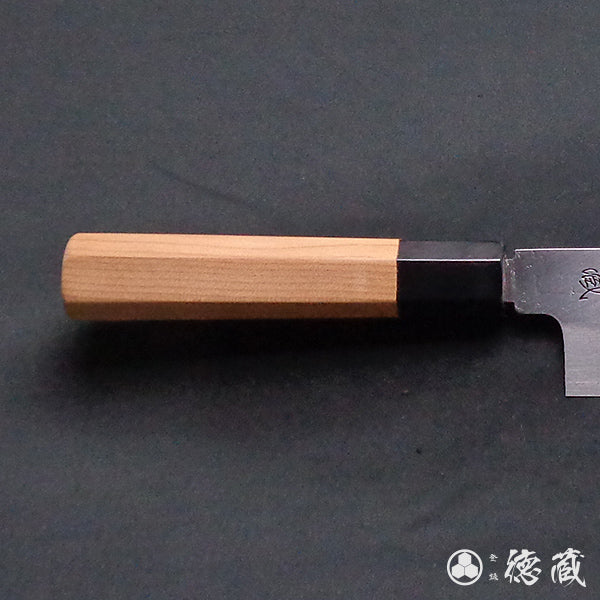 Carbon High-grade White Steel Sickle-Shaped Usuba Knife (Single-edged Blade) Japanese Yew Octagonal Handle