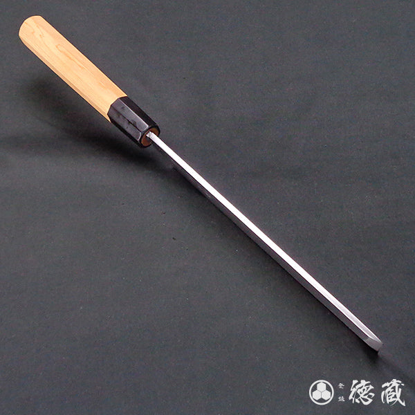 Carbon High-grade White Steel Usuba Knife (Single-edged Blade) Japanese Yew Octagonal Handle