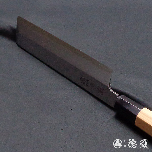 Carbon High-grade White Steel Usuba Knife (Single-edged Blade) Japanese Yew Octagonal Handle