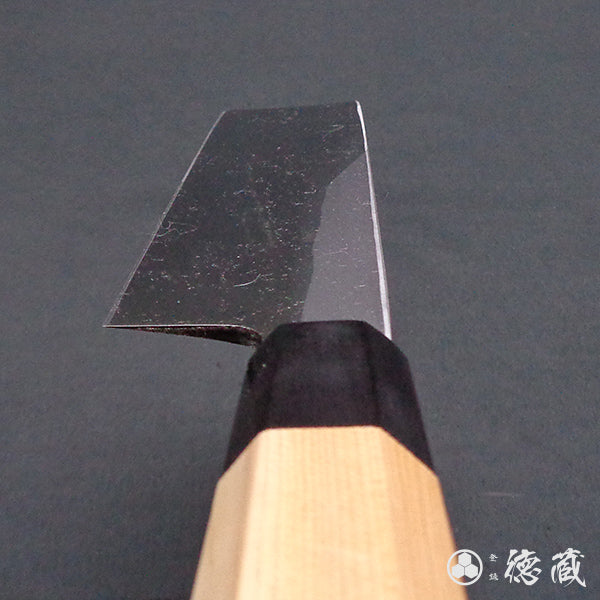 Carbon High-grade White Steel Usuba Knife (Single-edged Blade) Japanese Yew Octagonal Handle