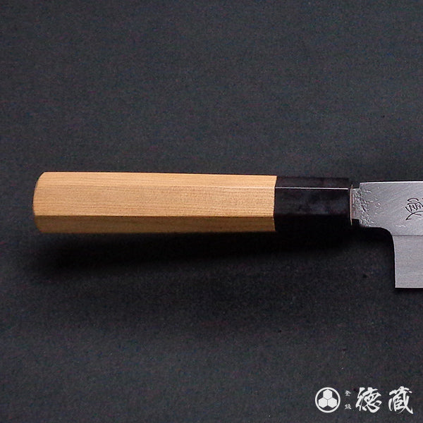 Carbon High-grade White Steel Usuba Knife (Single-edged Blade) Japanese Yew Octagonal Handle