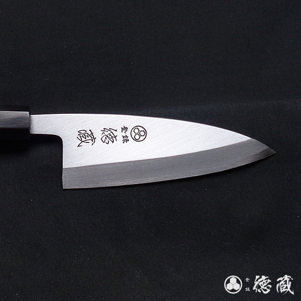 Carbon High-grade White Steel Deba Knife (Fish Knife) Japanese Yew Octagonal Handle